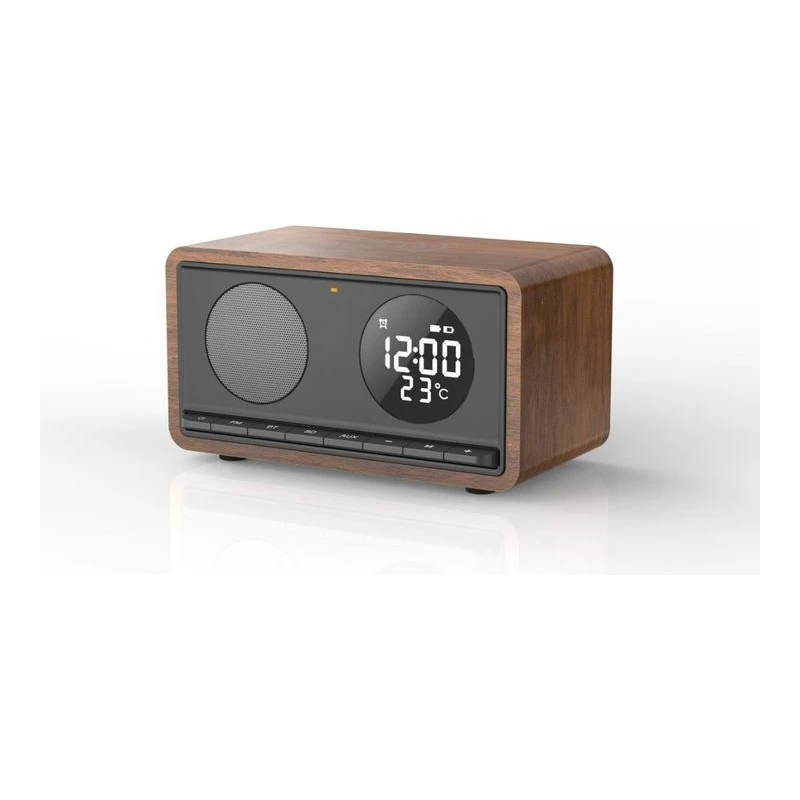 MANTA RIMINI RADIO CLOCK BLACK