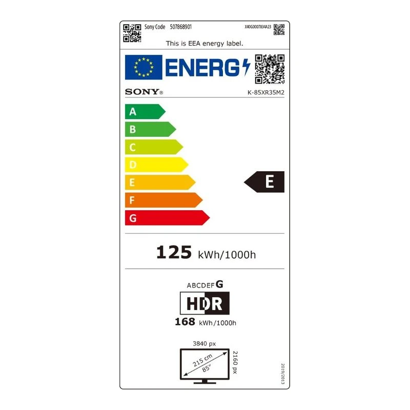 SONY BRAVIA 3 II K-85XR35M2PB UHD LED SMART TV