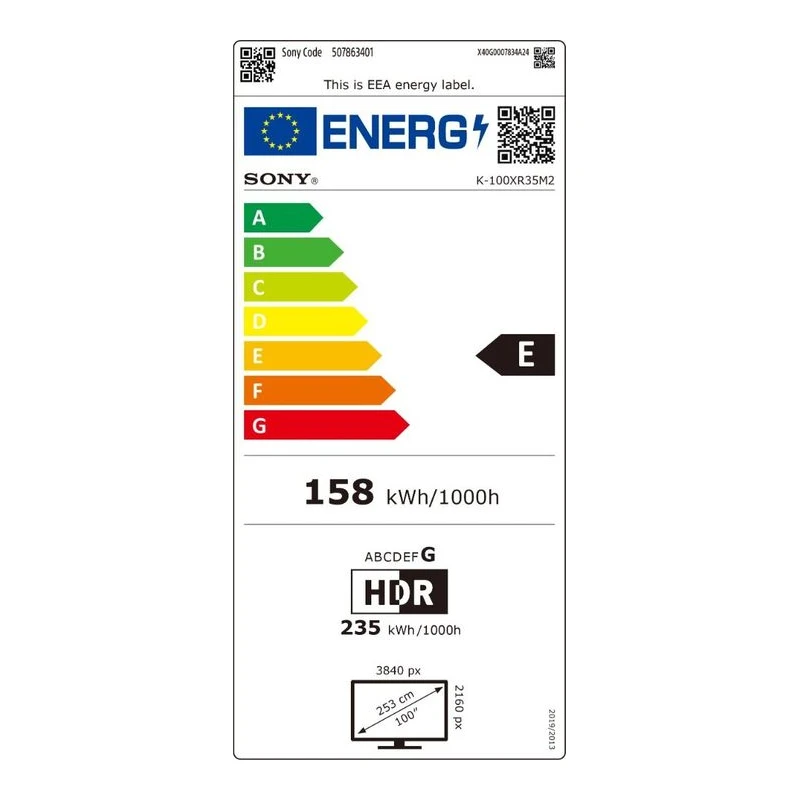 SONY BRAVIA 3 II K-100XR35M2PB UHD LED TV