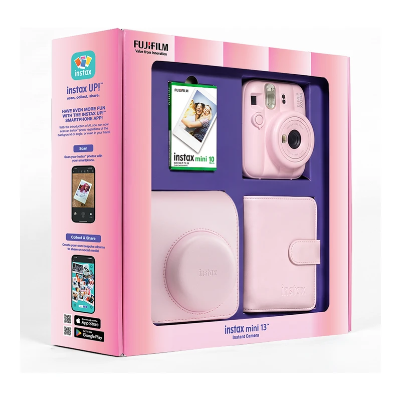 FUJIFILM INSTAX MINI 13 PINK BUNDLE BOX