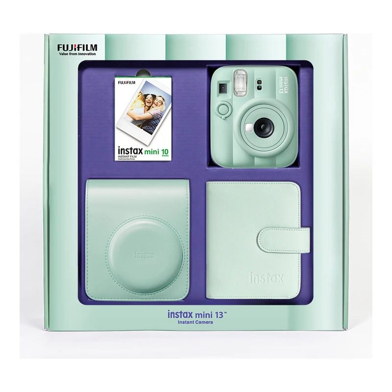 FUJIFILM INSTAX MINI 13 GREEN BUNDLE BOX