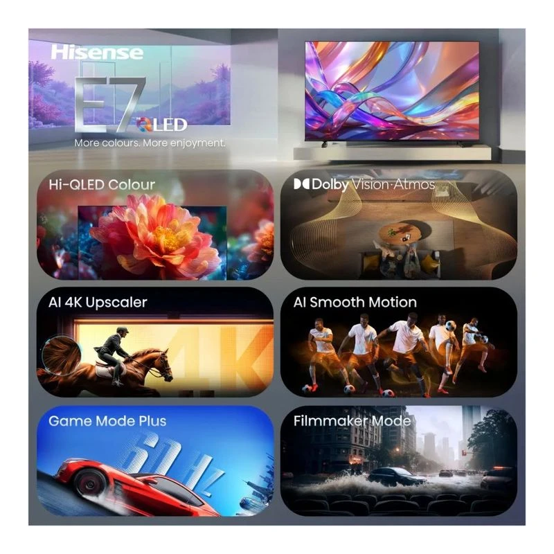 HISENSE 75E7S UHD QLED SMART TV