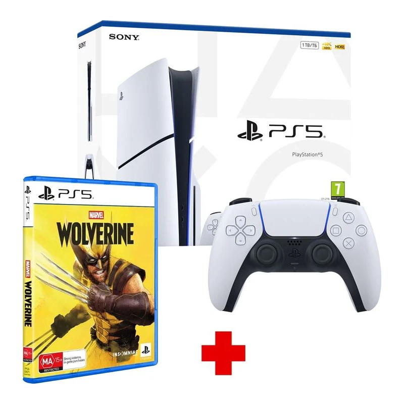 PLAYSTATION 5 SLIM+КОНТРОЛЕР+WOLVERINE