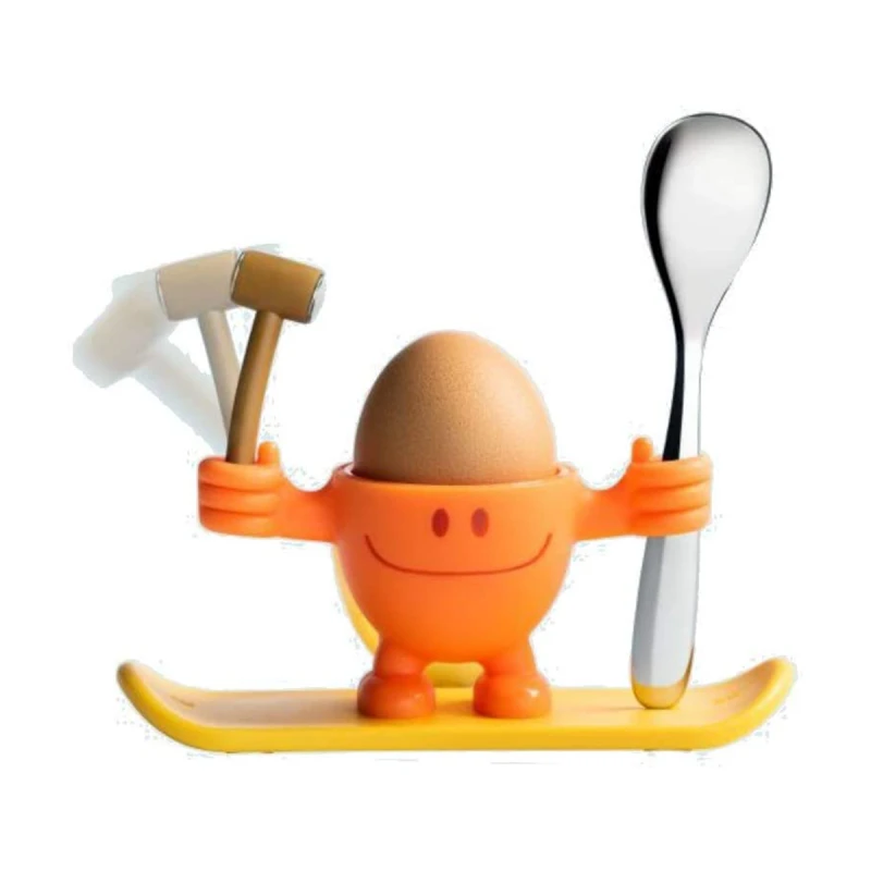 WMF 0616687450 MC EGG ДЕТСКИ К-КТ ПОСТАВКА ЗА ЯЙЦЕ ОРАНЖЕВА