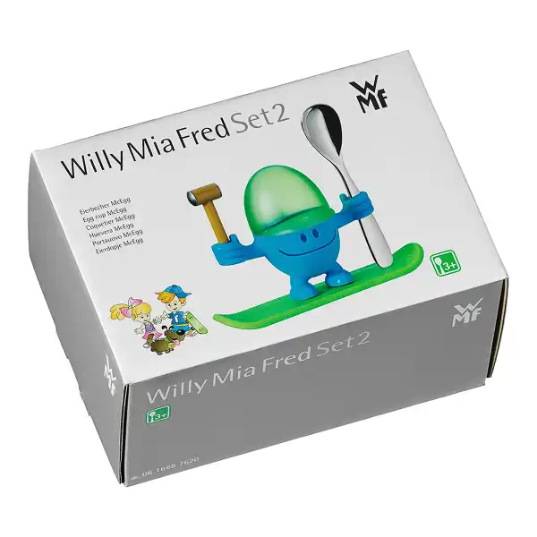 WMF 0616687620 MC EGG ДЕТСКИ К-КТ ПОСТАВКА ЗА ЯЙЦЕ ЗЕЛЕНА