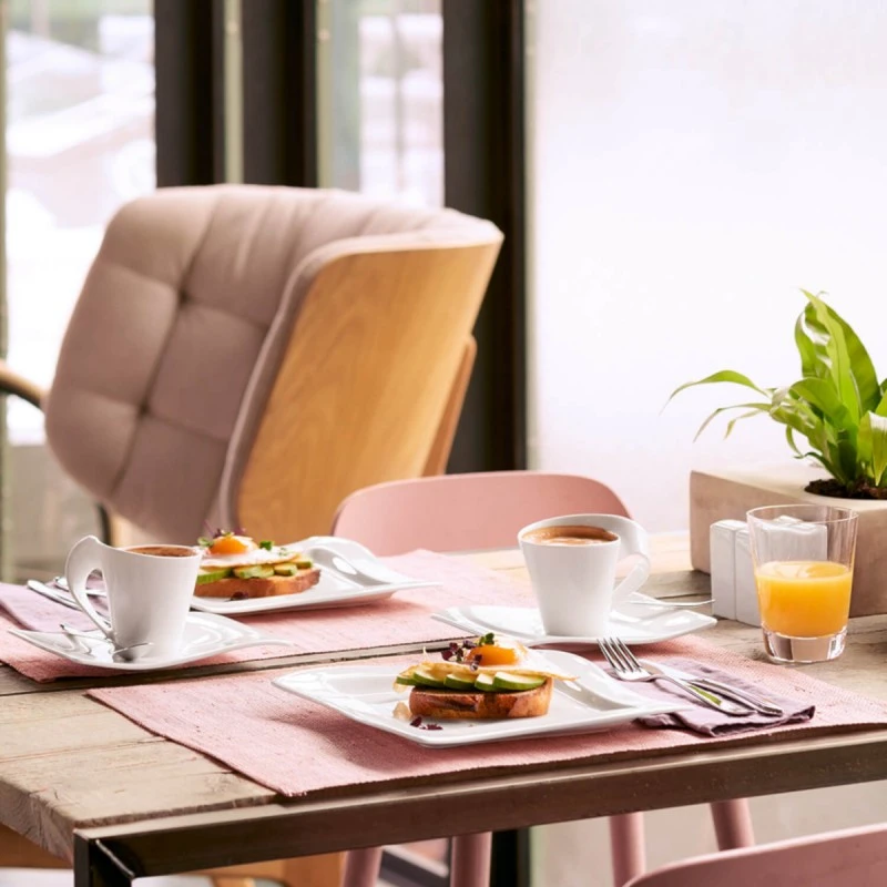 VILLEROY BOCH 10-2525-9014 NEWWAVE СЕРВИЗ ЗА КАФЕ 12Ч