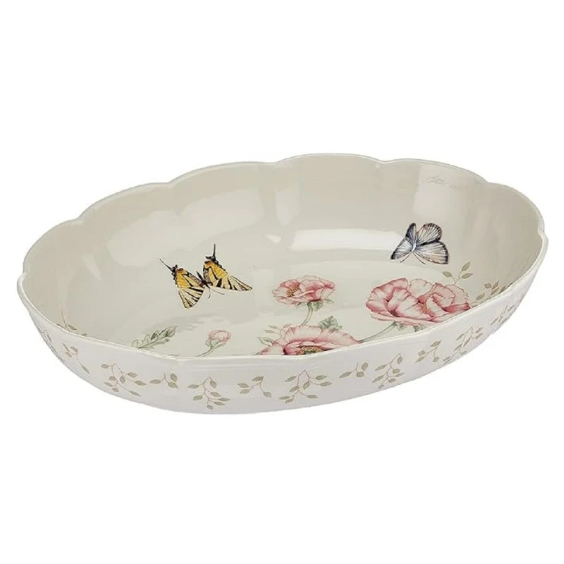 LENOX 6084024 BUTTERFLY MEADOW ОВАЛЕН СЪД ЗА ПЕЧЕНЕ 1,9Л