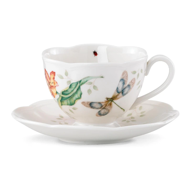 LENOX 812101 BUTTERFLY DRAGONFLY К-Т ЧАША С ЧИНИЯ 230МЛ