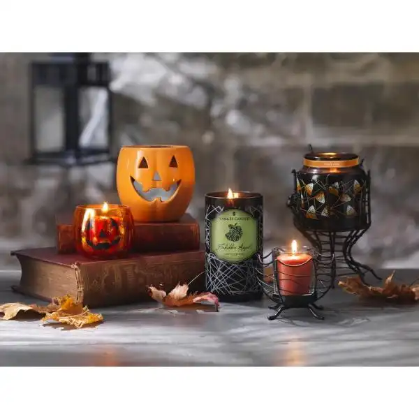 YANKEE CANDLE 1317106 HALLOWEEN СТОЙКА ЗА СВЕЩ  ПАЯЖИНА