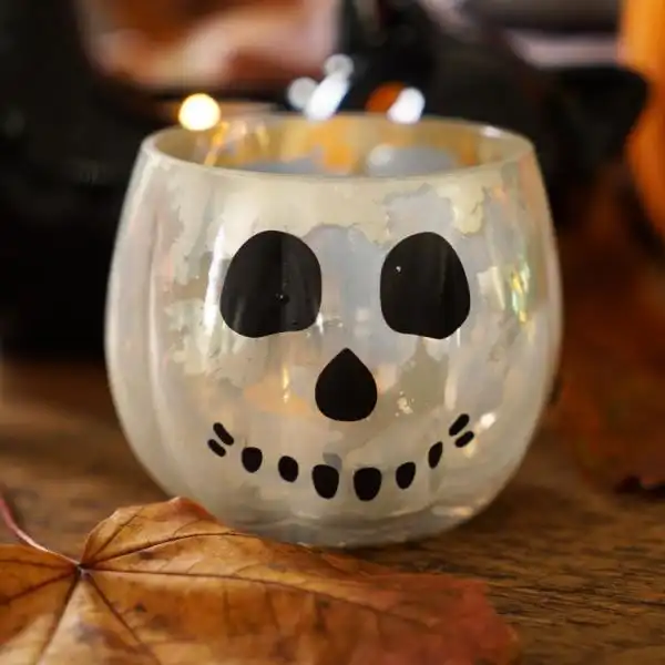 YANKEE CANDLE 1348162 HALLOWEEN СВЕЩНИК БЯЛ