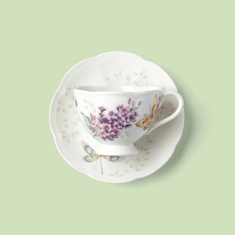 LENOX 812105 BUTTERFLY ORANGE SULPHUR К-Т ЧАША С ЧИНИЯ 230МЛ