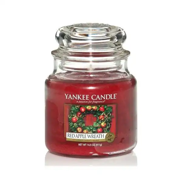 YANKEE CANDLE 1120698E АРОМАТНА СВЕЩ RED APPLE WREATH