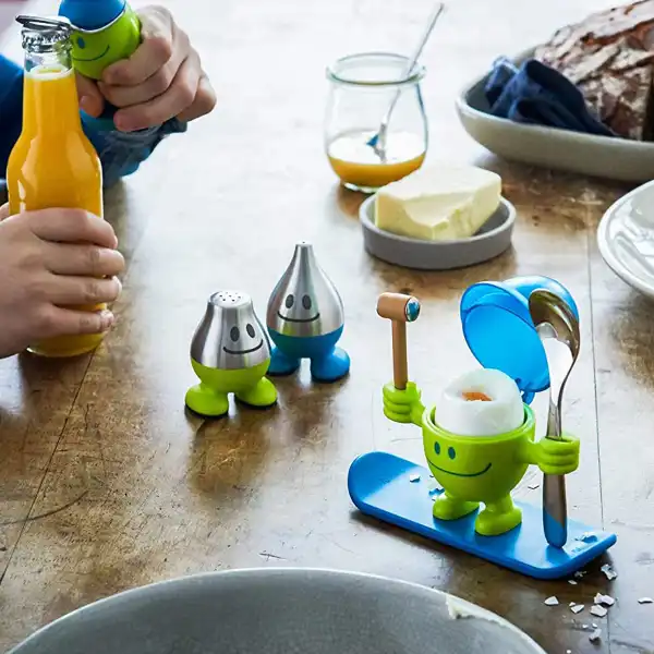 WMF 0616687290 MC EGG ДЕТСКИ К-КТ ПОСТАВКА ЗА ЯЙЦЕ СИНЯ