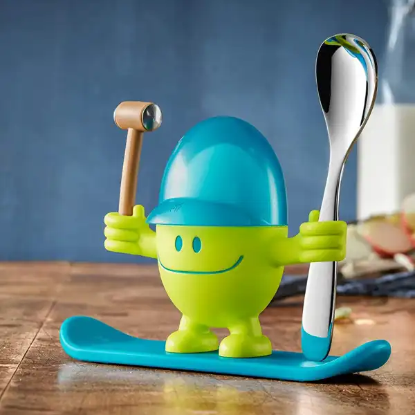 WMF 0616687290 MC EGG ДЕТСКИ К-КТ ПОСТАВКА ЗА ЯЙЦЕ СИНЯ