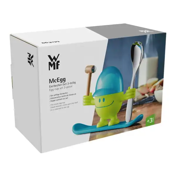 WMF 0616687290 MC EGG ДЕТСКИ К-КТ ПОСТАВКА ЗА ЯЙЦЕ СИНЯ