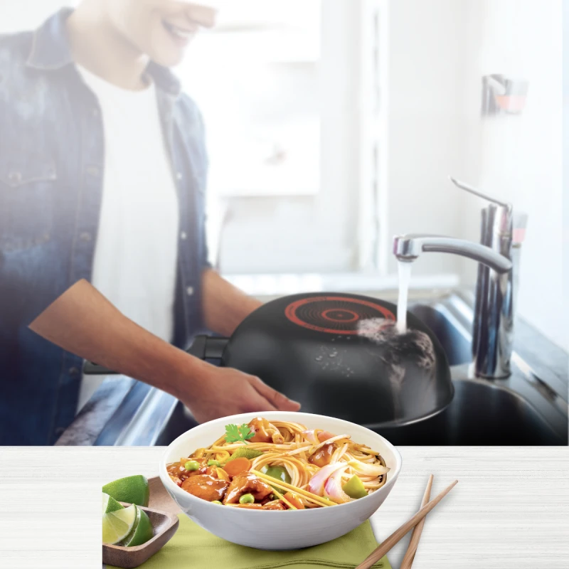 TEFAL B5671953 SIMPLY CLEAN УОК ТИГАН 28СМ