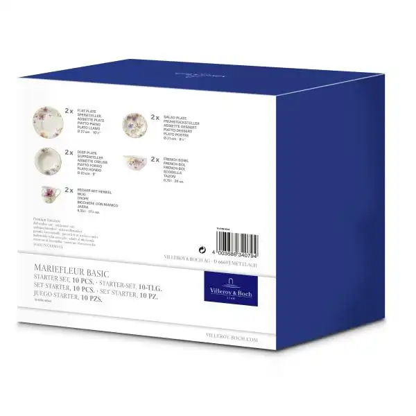 VILLEROY&BOCH 10-4100-8544 MARIEFLEUR СЕРВИЗ ЗА ХРАНЕНЕ 10Ч