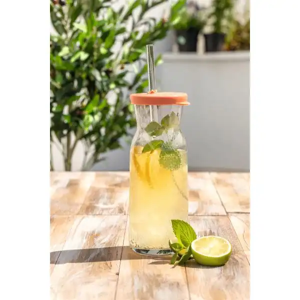 LEONARDO 021228 COLORATA ЧАША 680МЛ+ СЛАМКА И ЧЕТКА