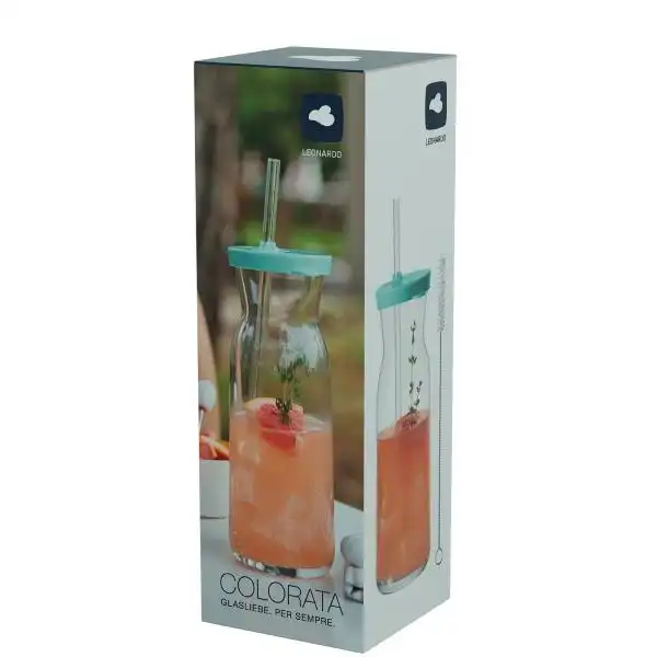 LEONARDO 021206 COLORATA ЧАША 680МЛ+ СЛАМКА И ЧЕТКА