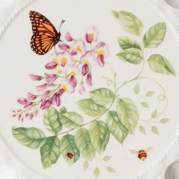 LENOX 893457 BUTTERFLY MDW ПЛАТО ЗА СЕРВИРАНЕ НА ЯЙЦА