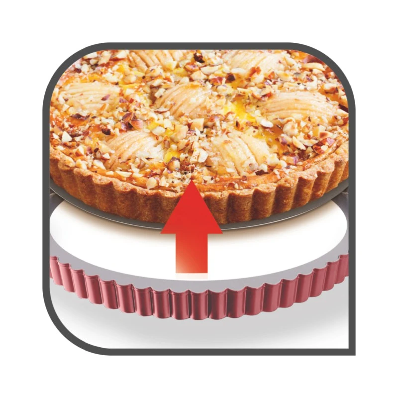 TEFAL J1641574/14 DELIBAKE ТАРТ ФОРМА ЗА ПЕЧЕНЕ 30 СМ