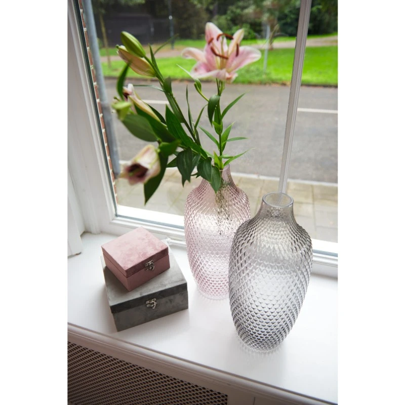 LEONARDO 018680 POESIA ВАЗА 30 СМ РОЗОВО