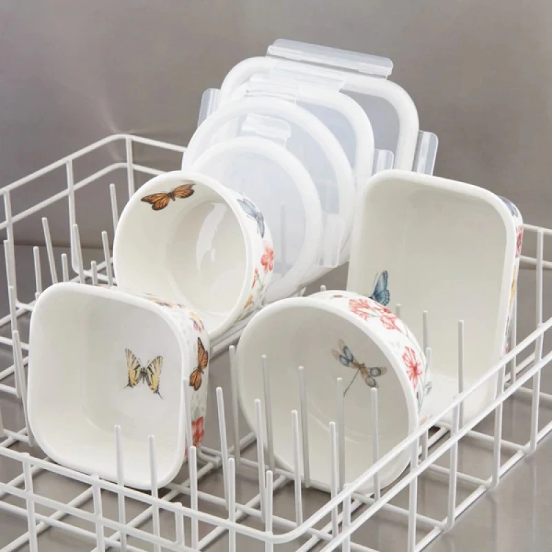 LENOX 888267 BUTTERFLY MDW SQ КУТИЯ ЗА СЪХРАНЕНИЕ 600 МЛ