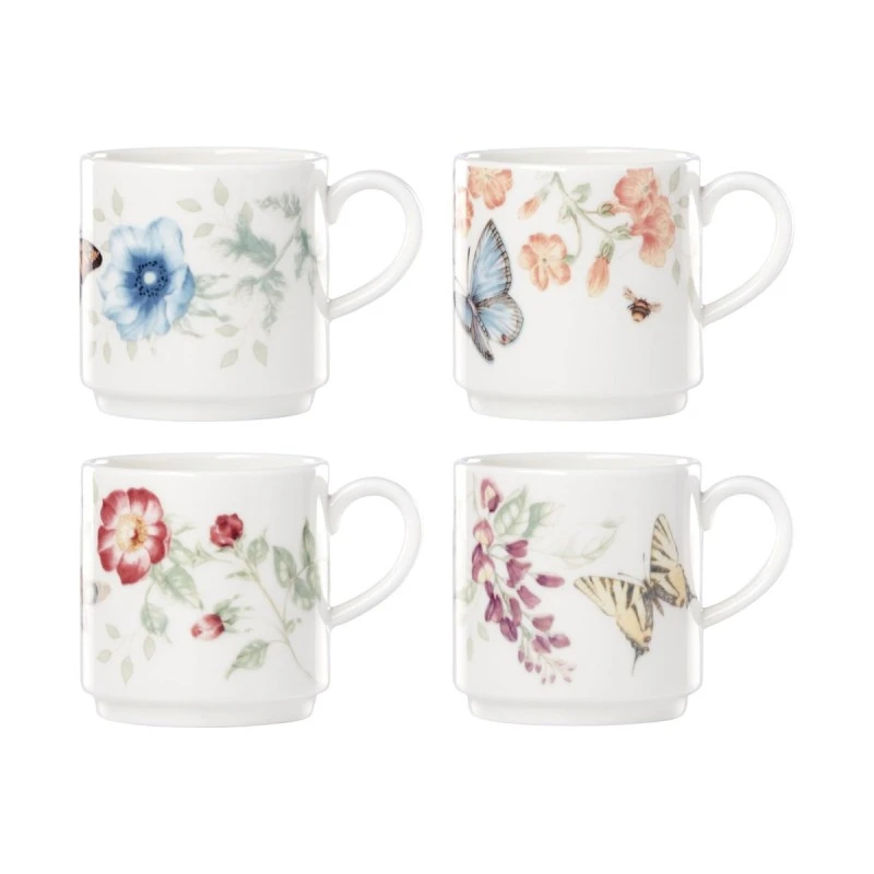 LENOX 890451 BUTTERFLY MDW К-КТ 4 ЧАШИ 300 МЛ