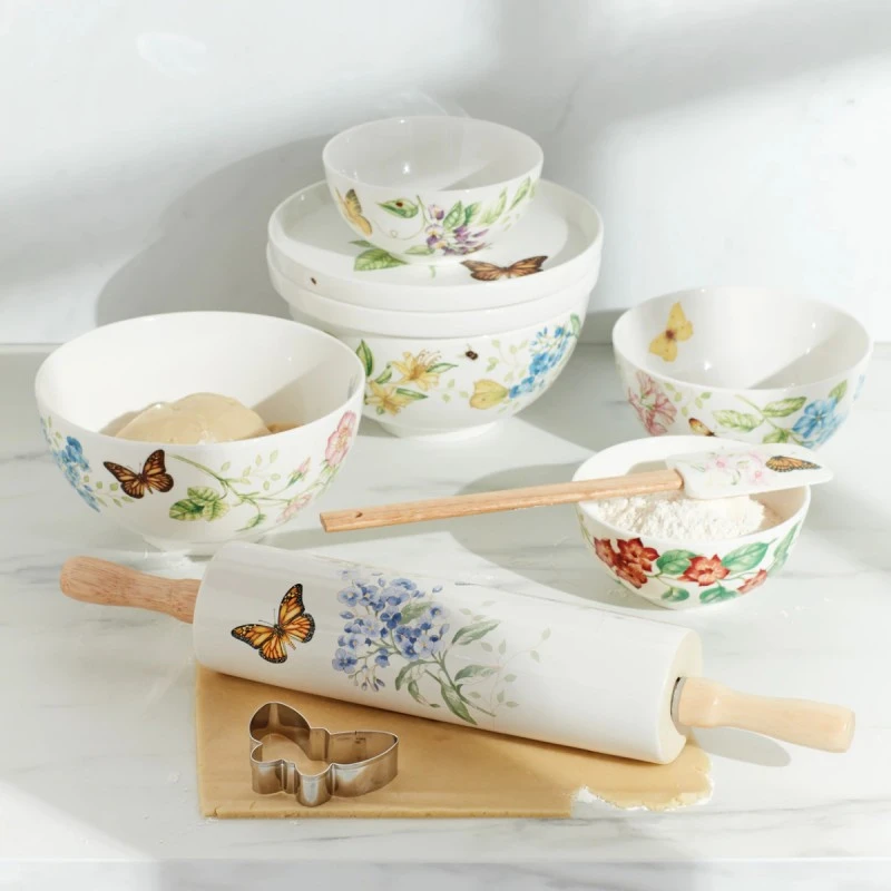 LENOX 892493 BUTTERFLY MDW К-КТ ЗА СЕРВИРАНЕ 8 ЧАСТИ