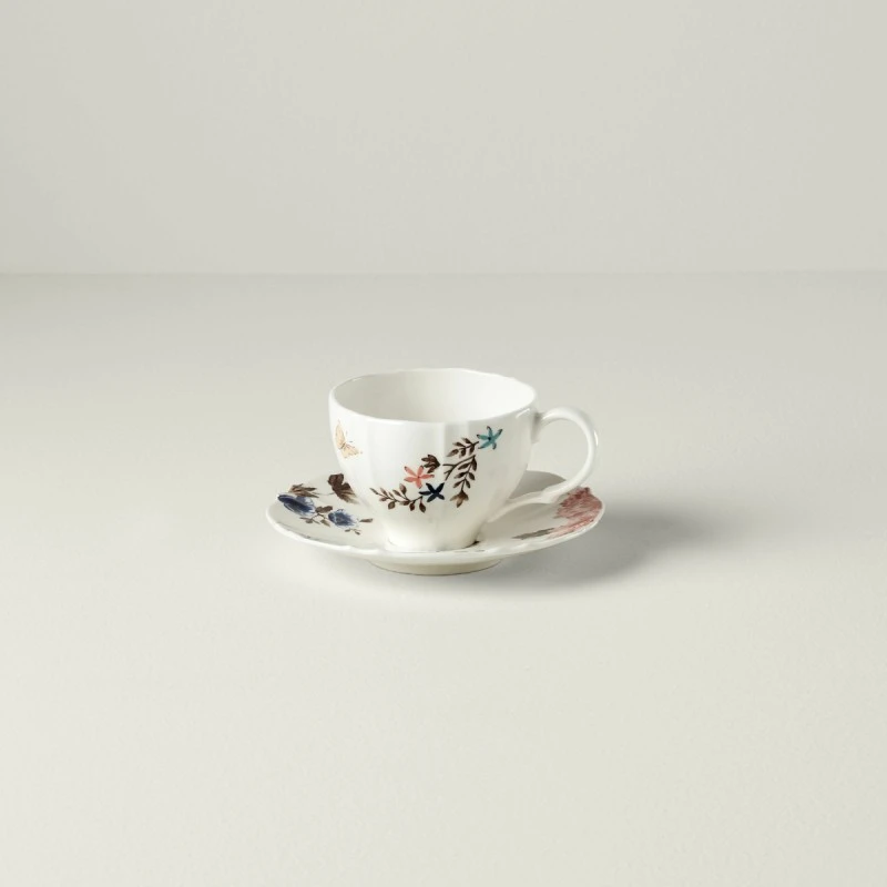 LENOX 890727 SPRIG&VINE WH К-КТ ЧАША С ЧИНИЯ ЗА ЧАЙ 200МЛ