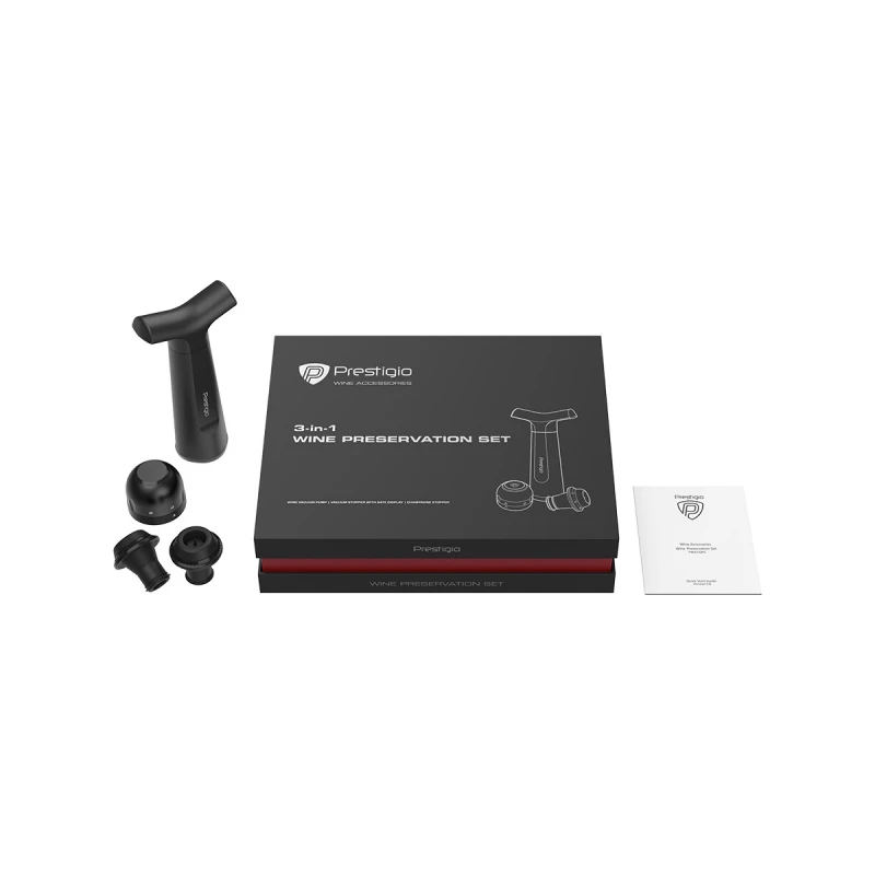 PRESTIGIO PWA102PS КОМПЛЕКТ ЗА АВТО. КОНСЕРВИРАНЕ НА ВИНО
