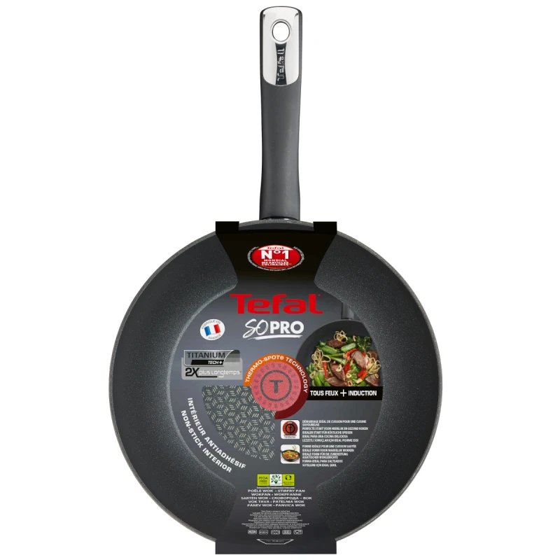 TEFAL G1471902 WOK28 M SAL SO PRO BLACK FCE