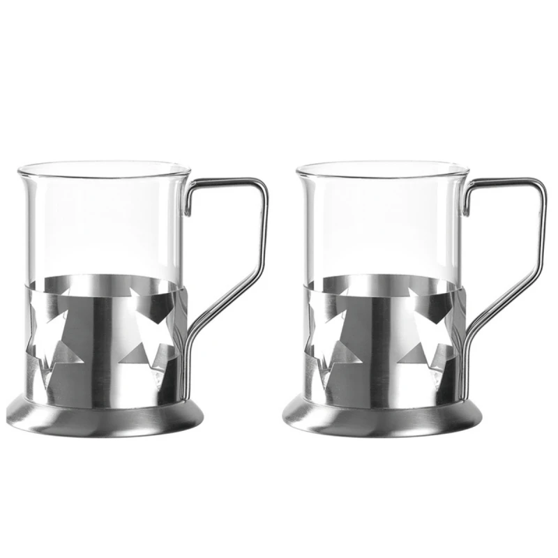 LEONARDO 022950 К-Т ЧАШИ ЗА ЧАЙ СЪС ЗВЕЗДИ 2БР