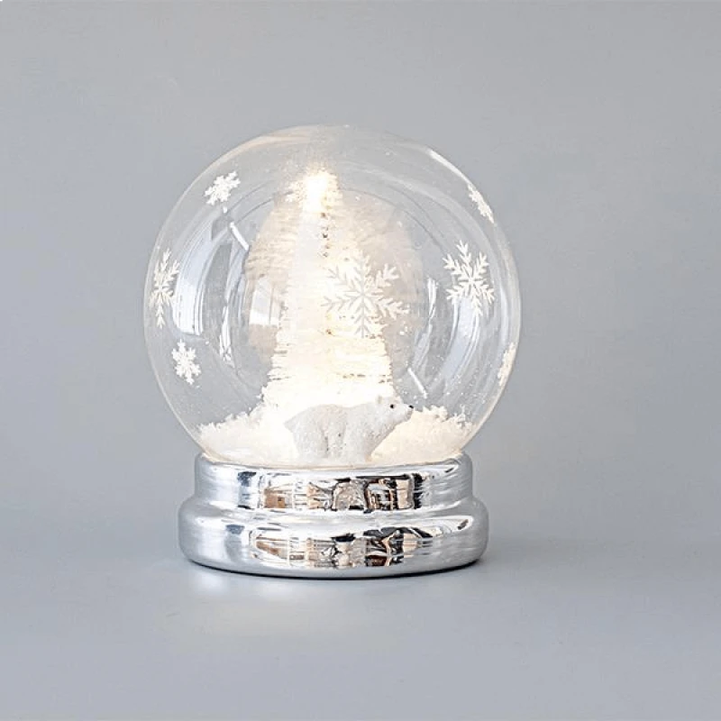 EUROLAMP 600-45170 СТЪКЛЕНА СВЕТЕЩА ТОПКА ЗА ЕЛХА