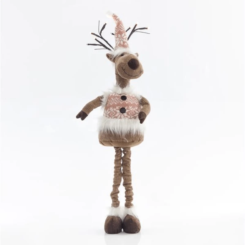 EUROLAMP 600-43160 СВЕТЕЩ ЕЛЕН С РОЗОВА ШАПКА, 26x11x72cm