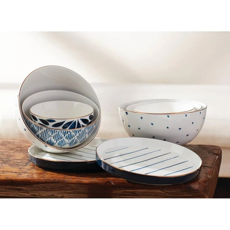 LENOX 893845 BLUE BAY LUNA СЕРВИЗ ЗА ХРАНЕНЕ 8Ч