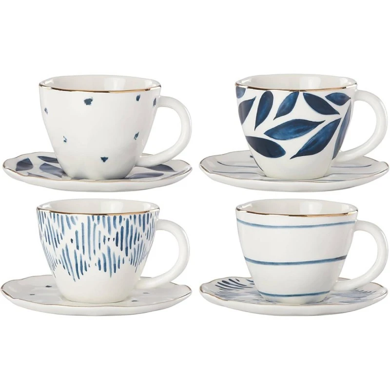 LENOX 890199 BLUE BAY К-Т ЧАШИ ЗА ЕСПРЕСО 8Ч
