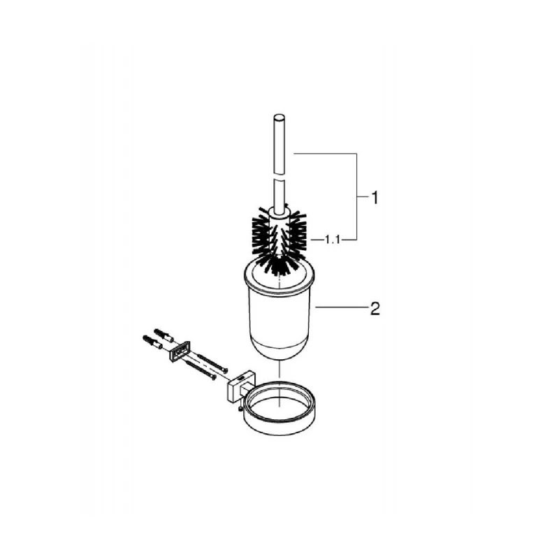GROHE ESSENTIALS CUBE SET 40513001