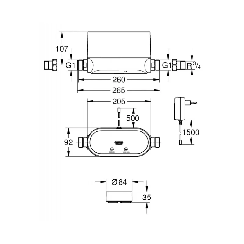 GROHE SENSE + ВОДЕН СЕНЗОР 22502LN1