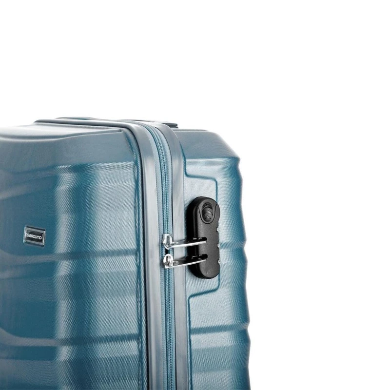 UYAR куфар. GROUND. 44x67x28см. петролзелено. дизайн AZZURRO