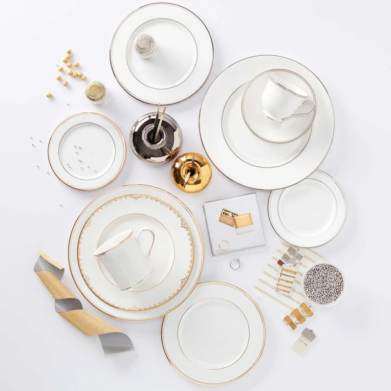 LENOX 100110012 FEDERAL GOLD DW SALAD/DESSERT PLATE