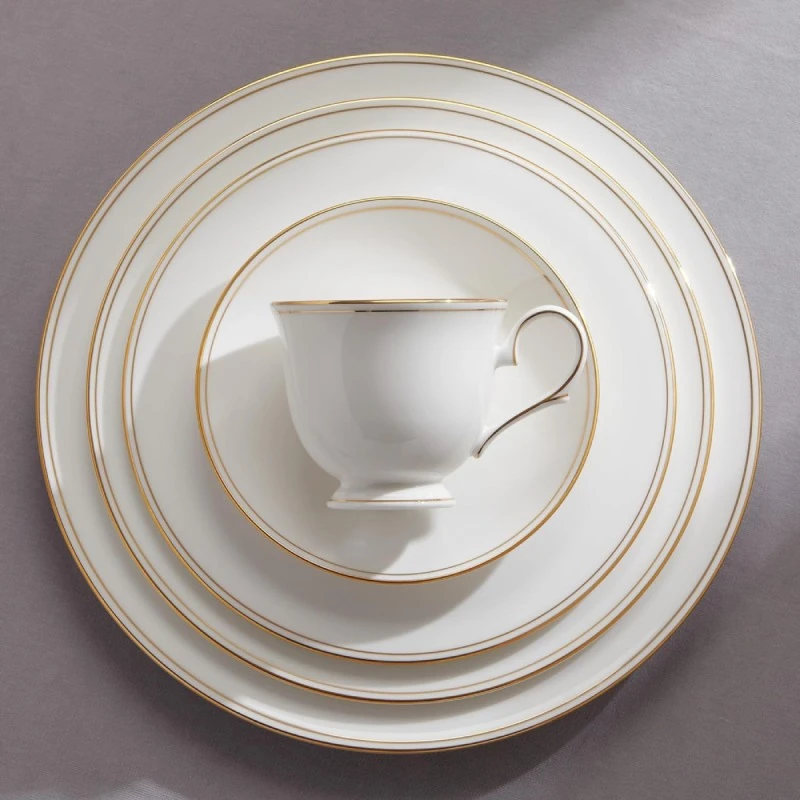 LENOX 100110012 FEDERAL GOLD DW SALAD/DESSERT PLATE