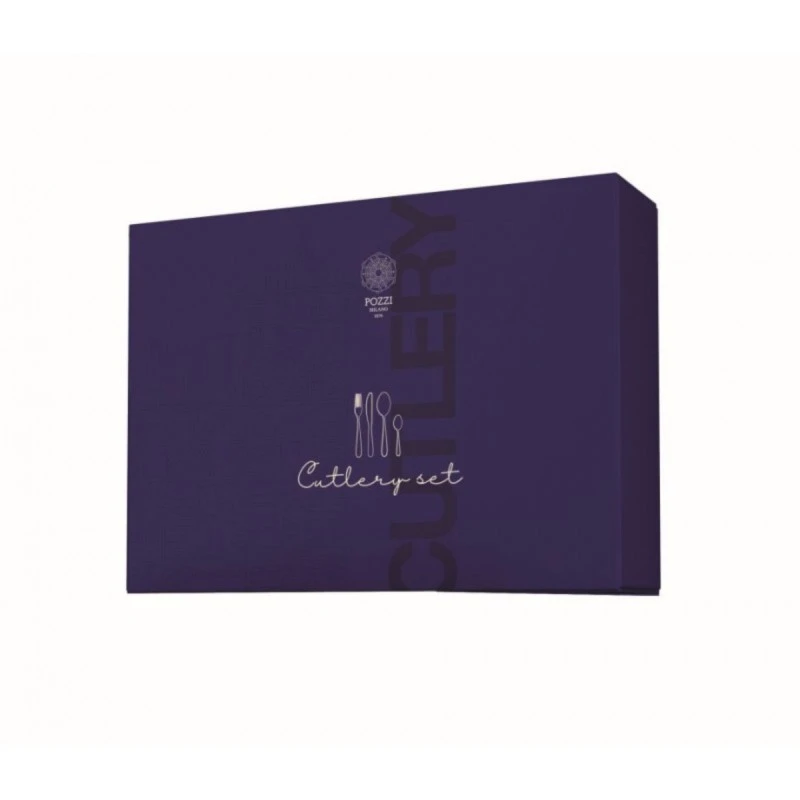 POZZI MILANO LIBERTY  SILVER ПРИБОРИ ЗА ХРАНЕНЕ 24 ЧАСТИ