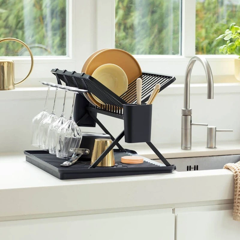 BRABANTIA  1004151 СГЪВАЕМ СУШИЛНИК ЗА СЪДОВЕ LIGHT GREY