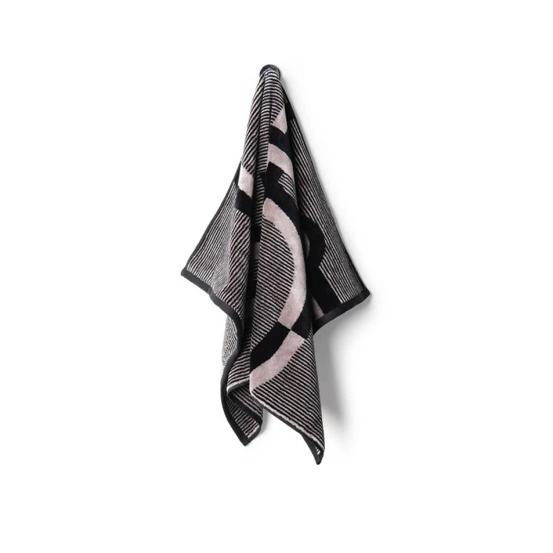 LA REINA КЪРПА ЗА БАНЯ CAVALIER ЧЕРНА 60X100 СМ