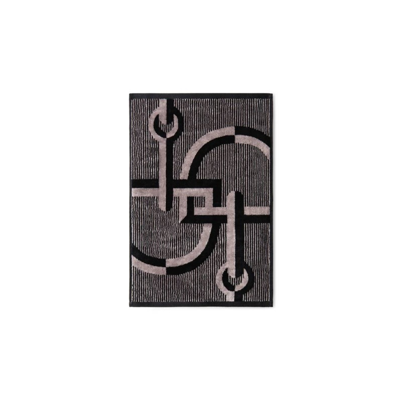 LA REINA КЪРПА ЗА БАНЯ CAVALIER ЧЕРНА 60X100 СМ