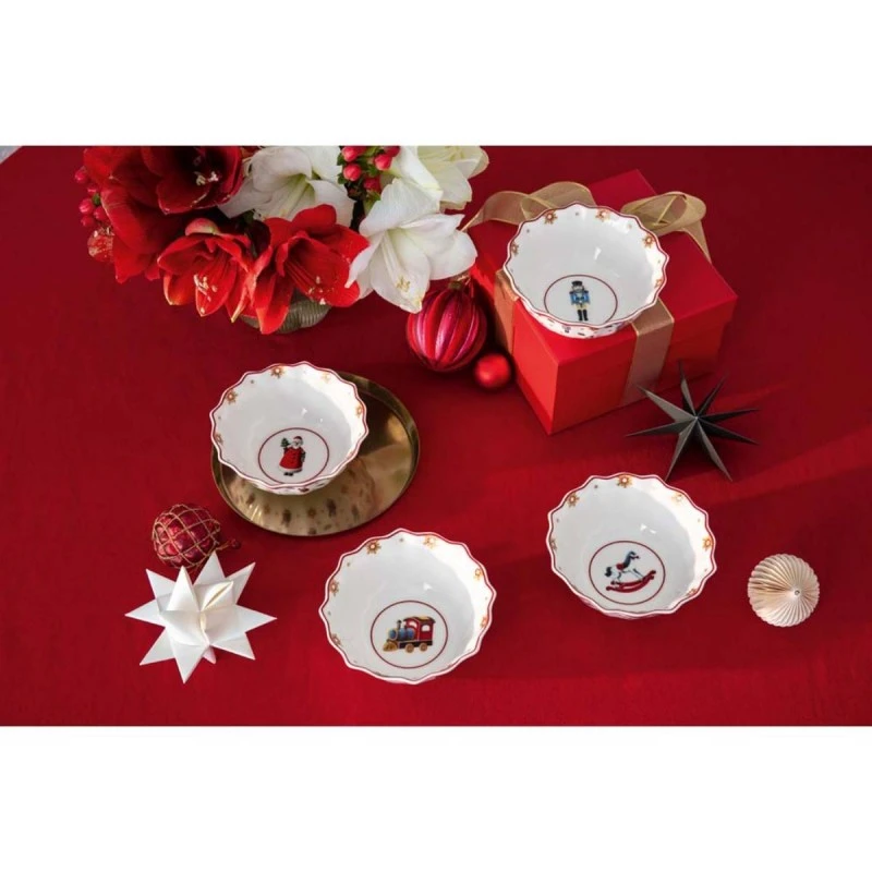 VILLEROY BOCH 14-8585-490 TOY'S DELIGHT ANNIV СЕТ КУПИ 4БР