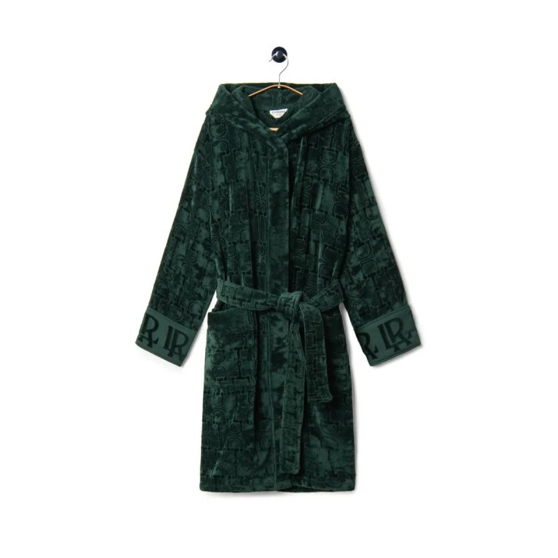 LA REINA ХАЛАТ ЗА БАНЯ VERA ЗЕЛЕН L-XL