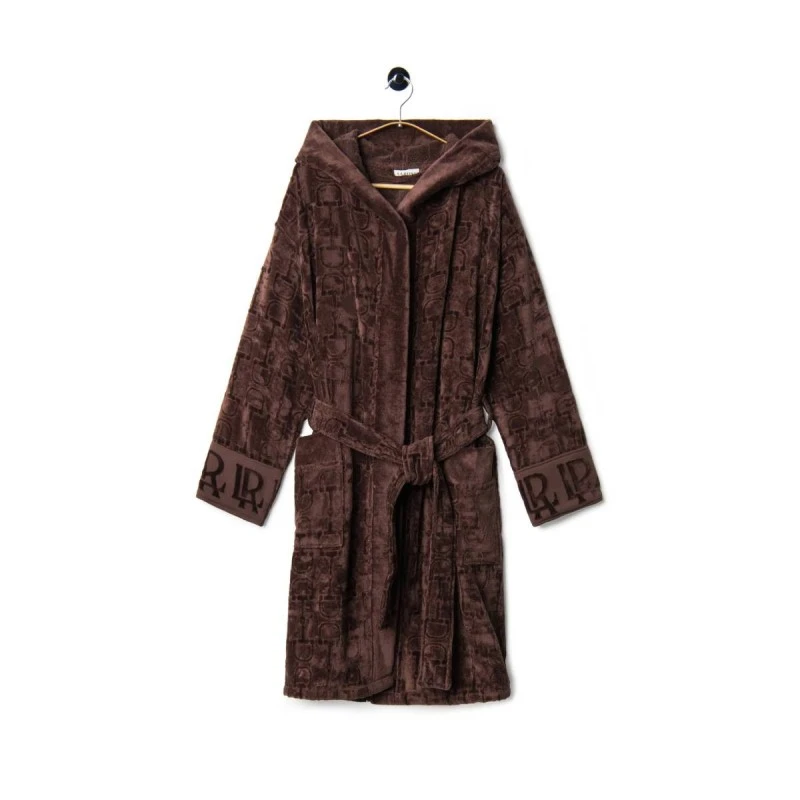 LA REINA ХАЛАТ ЗА БАНЯ VERA КАФЯВ L-XL