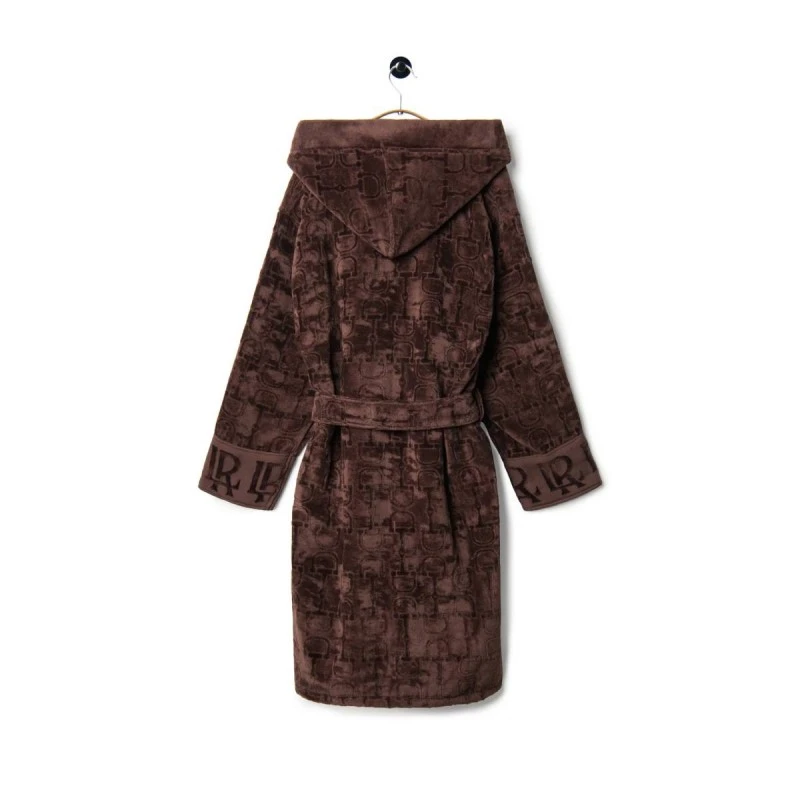 LA REINA ХАЛАТ ЗА БАНЯ VERA КАФЯВ L-XL